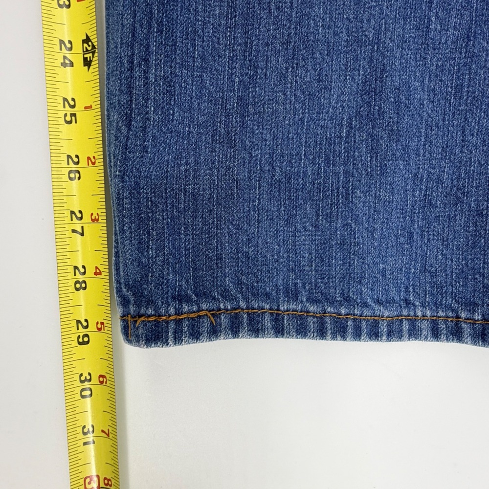Levis 569 Loose Straight Jeans Mens 38x30 Blue Medium Wash Denim Cotton - Picture 9 of 9